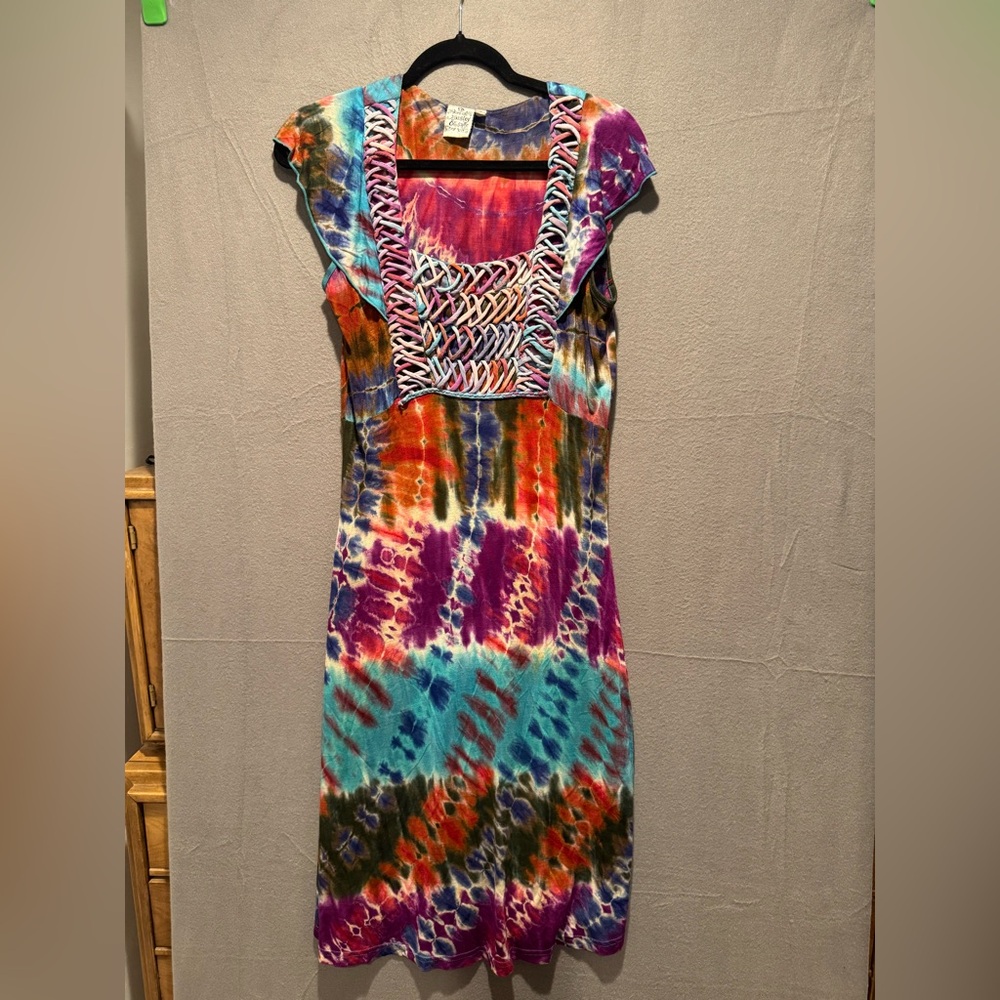 Parsley & Sage Multicolor Tie-Dye Top